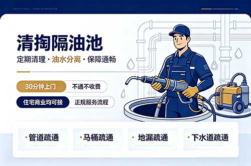 杭州清掏隔油池